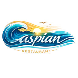 Caspian Restaurant logo.